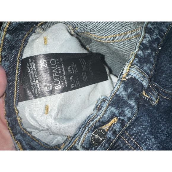 Buffalo David Bitton Womens Jeans Size 29 Blue Kristi Mom Distressed High Rise - Picture 5 of 5